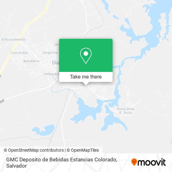 GMC Deposito de Bebidas Estancias Colorado map