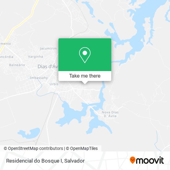 Residencial do Bosque I map