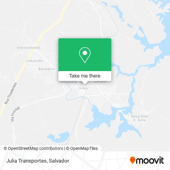 Julia Transportes map