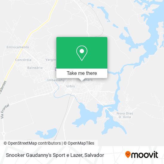 Snooker Gaudanny's Sport e Lazer map