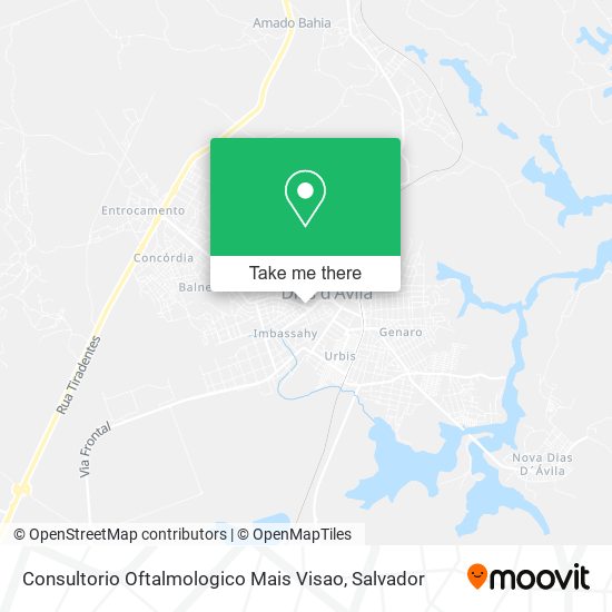 Consultorio Oftalmologico Mais Visao map