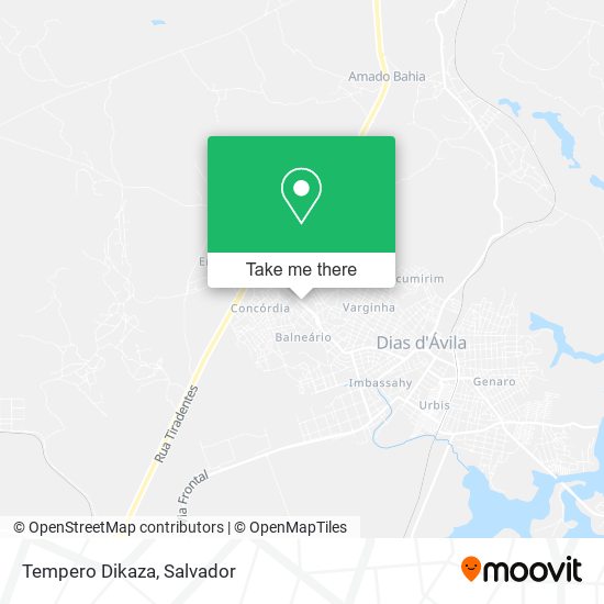 Tempero Dikaza map