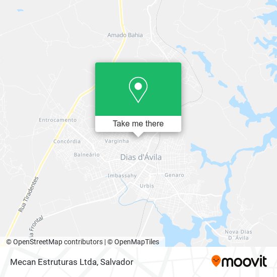 Mecan Estruturas Ltda map