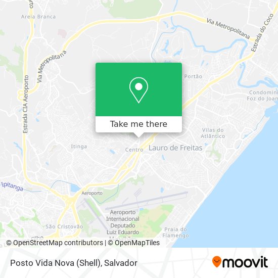 Posto Vida Nova (Shell) map