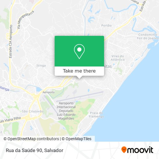 Mapa Rua da Saúde 90