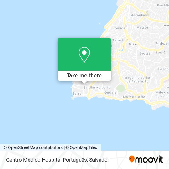 Centro Médico Hospital Português map