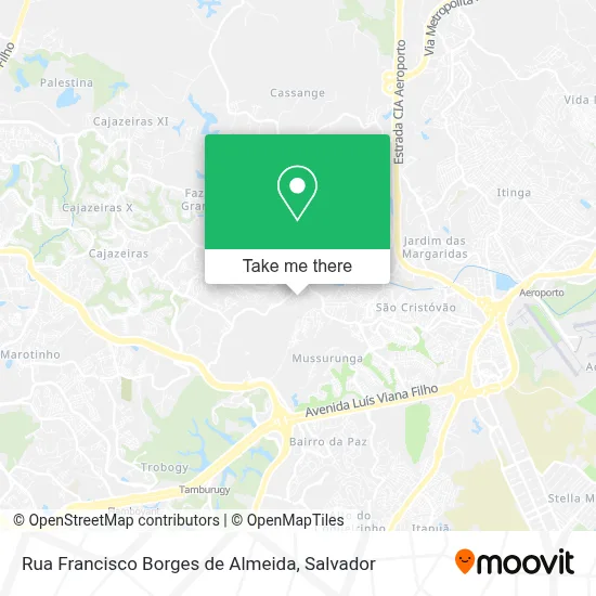 Rua Francisco Borges de Almeida map