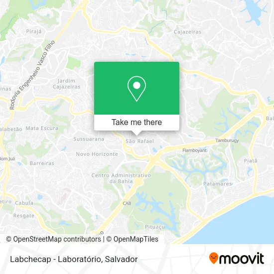Labchecap - Laboratório map