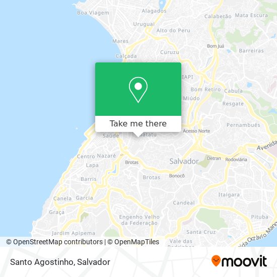 Mapa Santo Agostinho