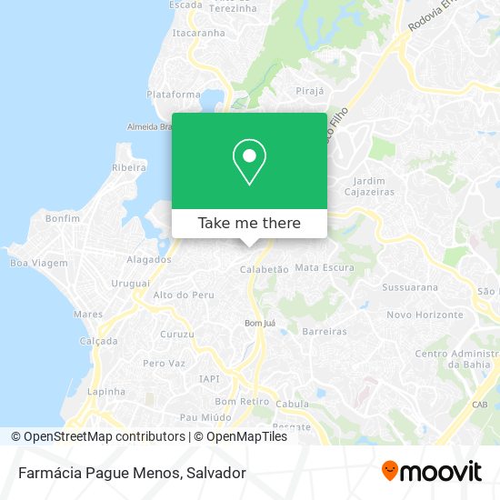 Farmácia Pague Menos map