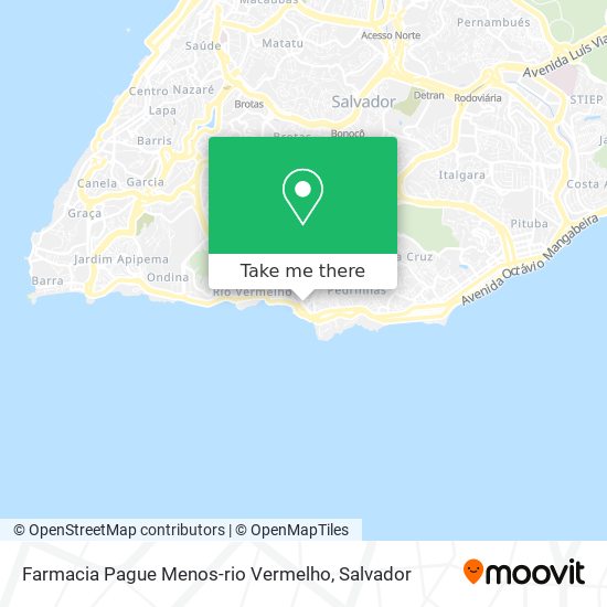 Farmacia Pague Menos-rio Vermelho map