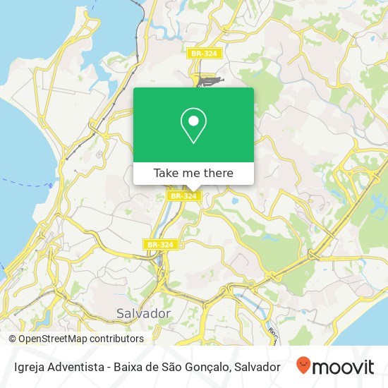 Mapa Igreja Adventista - Baixa de São Gonçalo