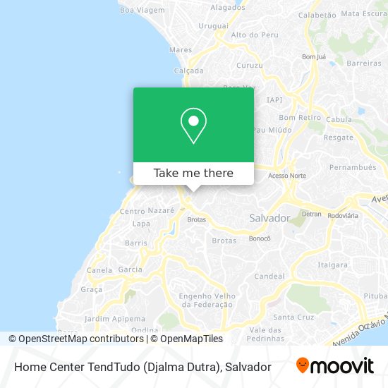 Mapa Home Center TendTudo (Djalma Dutra)