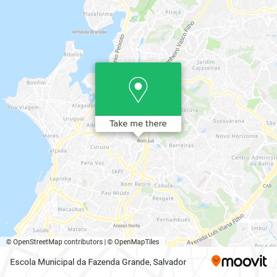 Escola Municipal da Fazenda Grande map