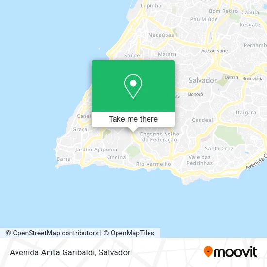 Avenida Anita Garibaldi map