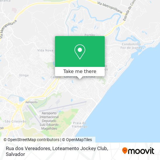 Rua dos Vereadores, Loteamento Jockey Club map