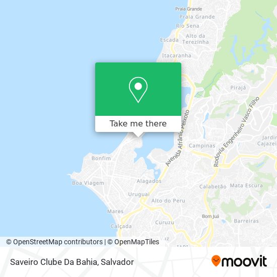 Saveiro Clube Da Bahia map