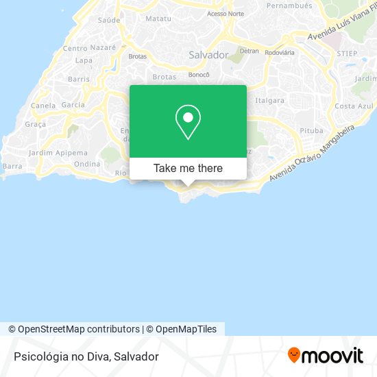 Psicológia no Diva map