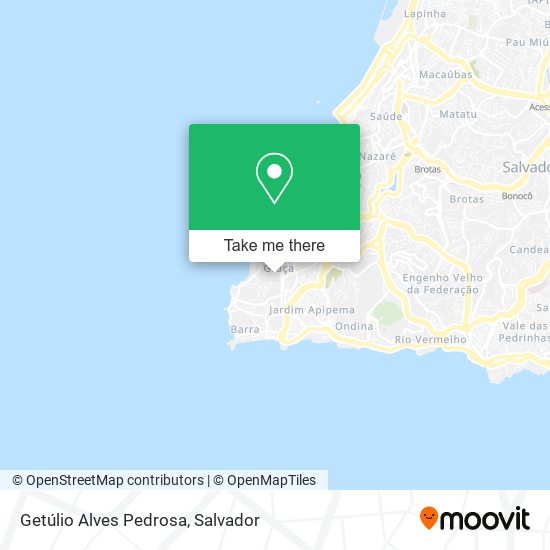 Getúlio Alves Pedrosa map