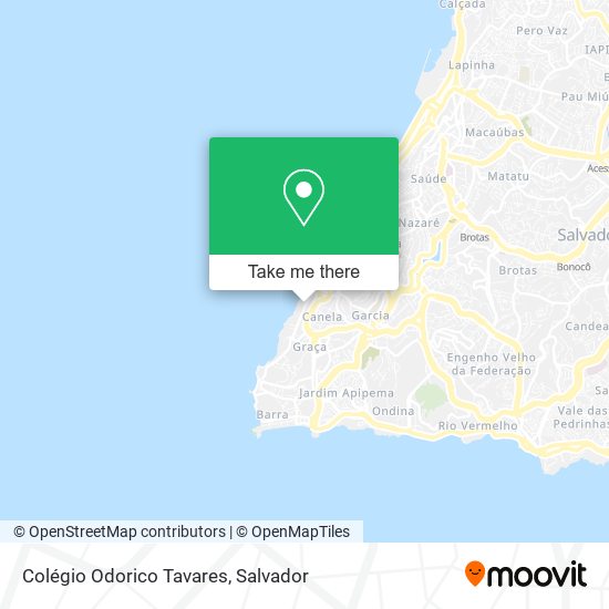Colégio Odorico Tavares map