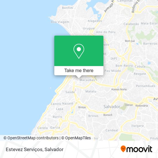Estevez Serviços map