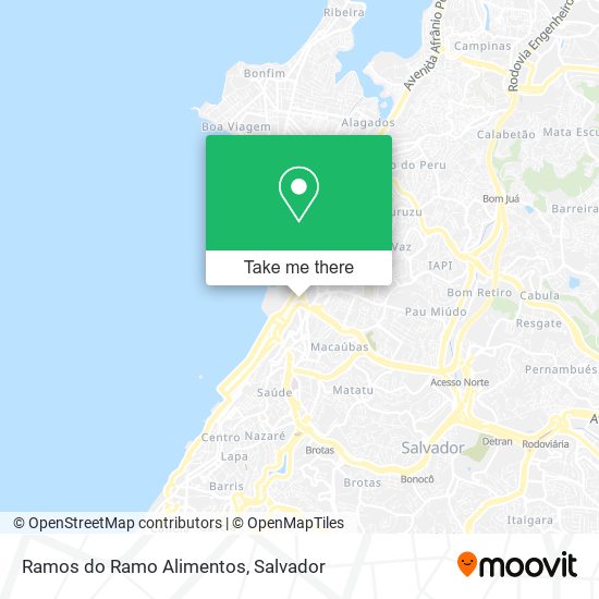 Ramos do Ramo Alimentos map