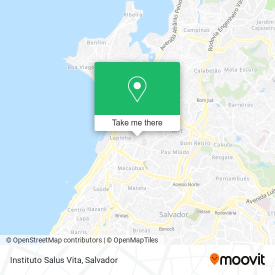 Instituto Salus Vita map