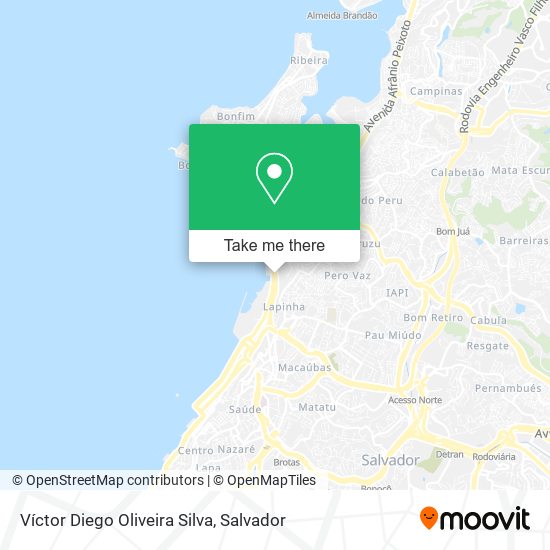 Víctor Diego Oliveira Silva map
