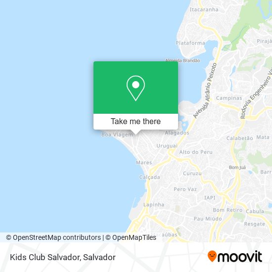 Mapa Kids Club Salvador