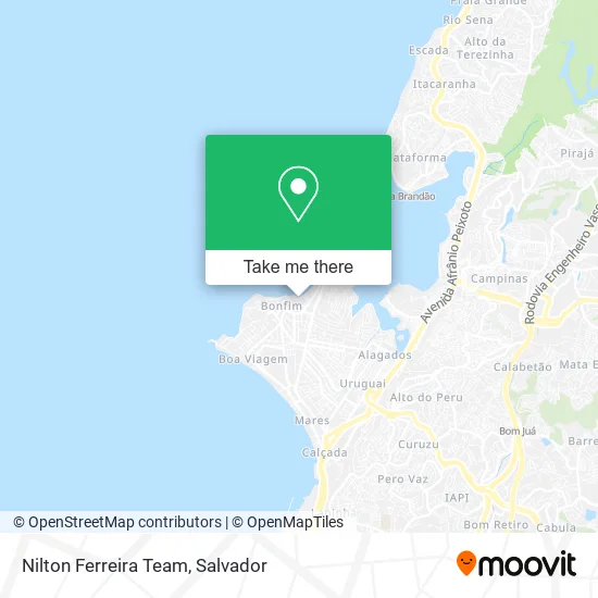 Nilton Ferreira Team map