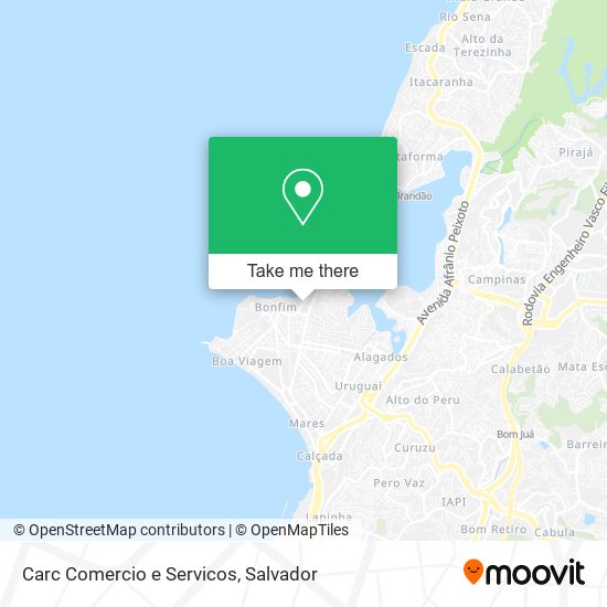 Carc Comercio e Servicos map