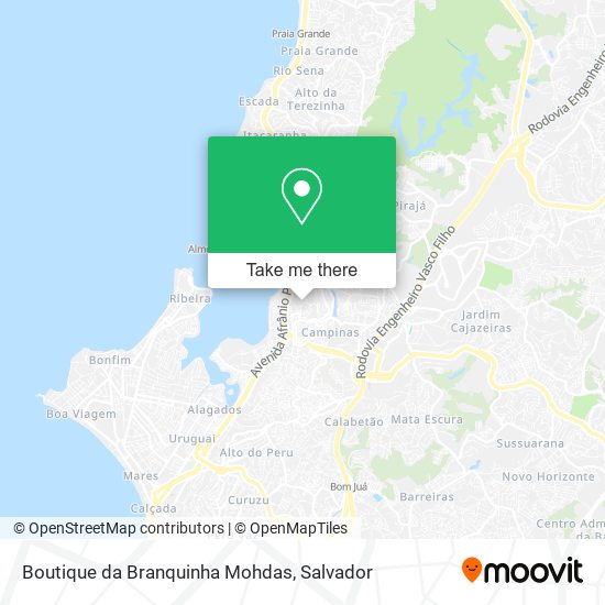 Boutique da Branquinha Mohdas map