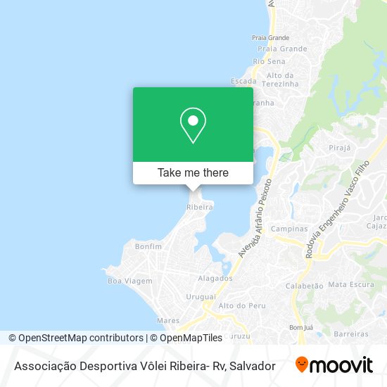 Associação Desportiva Vôlei Ribeira- Rv map