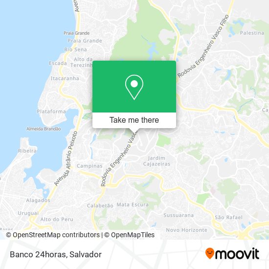 Mapa Banco 24horas