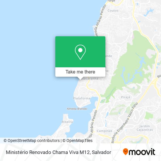 Ministério Renovado Chama Viva M12 map