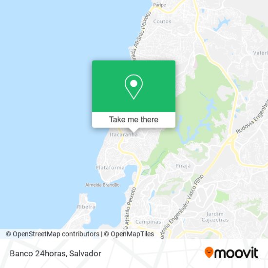 Banco 24horas map