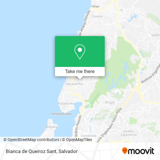 Bianca de Queiroz Sant map