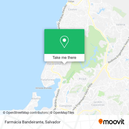 Farmácia Bandeirante map