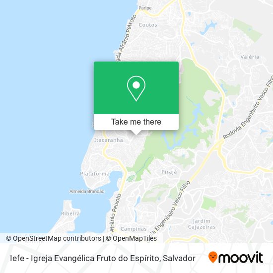 Iefe - Igreja Evangélica Fruto do Espírito map