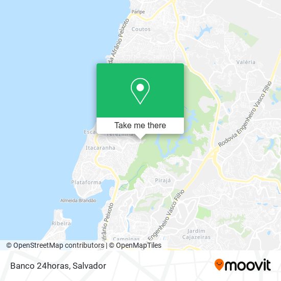 Banco 24horas map