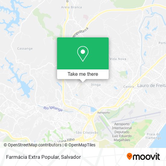 Farmácia Extra Popular map