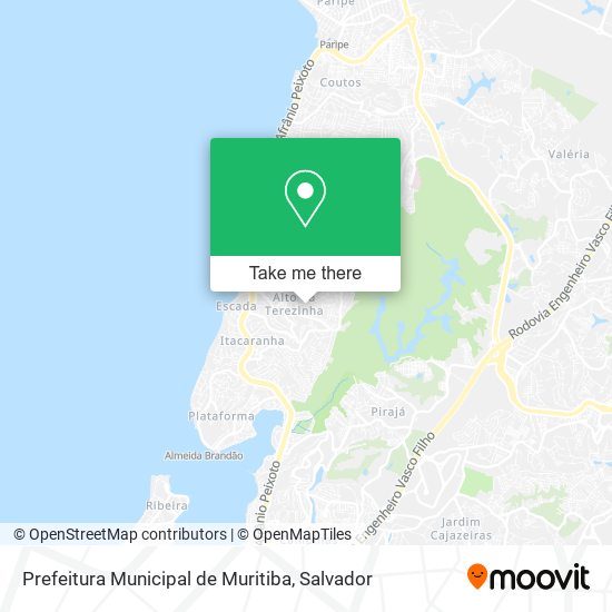 Prefeitura Municipal de Muritiba map
