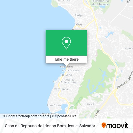 Casa de Repouso de Idosos Bom Jesus map