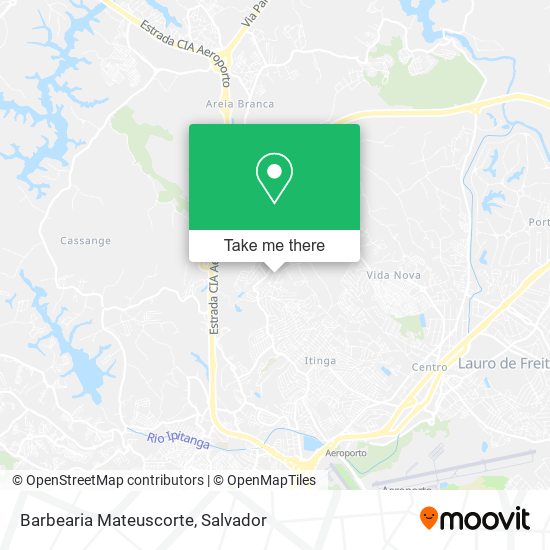 Mapa Barbearia Mateuscorte