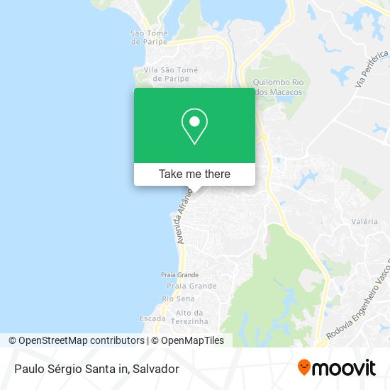 Paulo Sérgio Santa in map