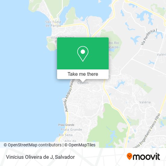 Vinícius Oliveira de J map