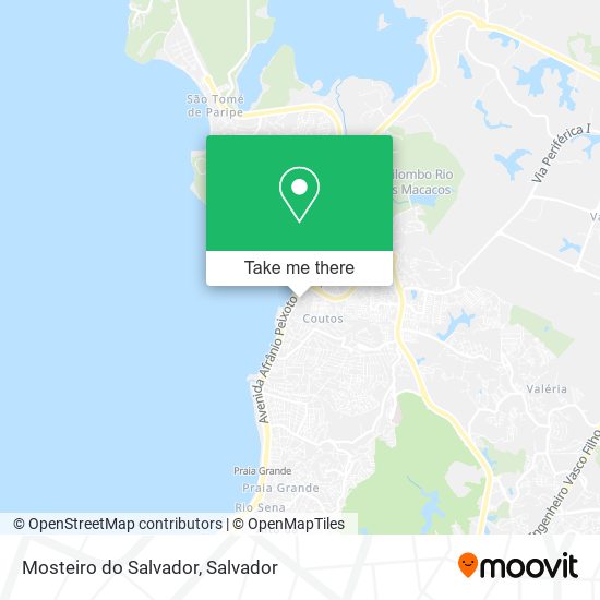 Mosteiro do Salvador map