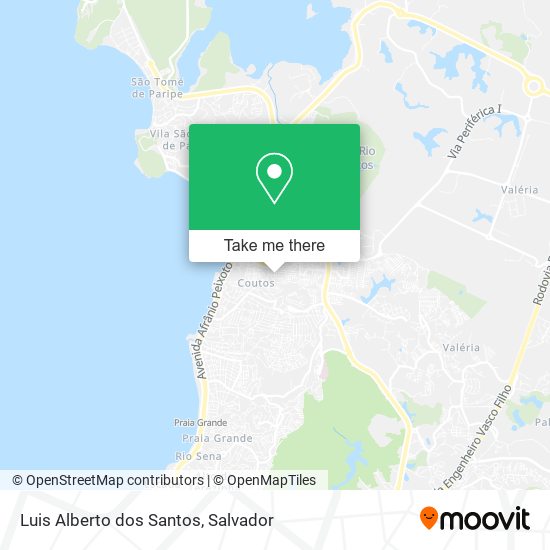 Luis Alberto dos Santos map