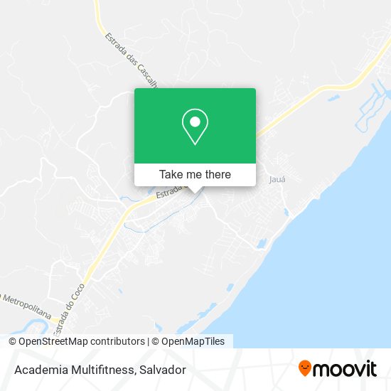 Mapa Academia Multifitness