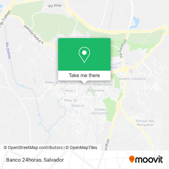 Mapa Banco 24horas